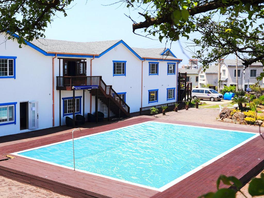 White dream Pension Jeju Exterior foto